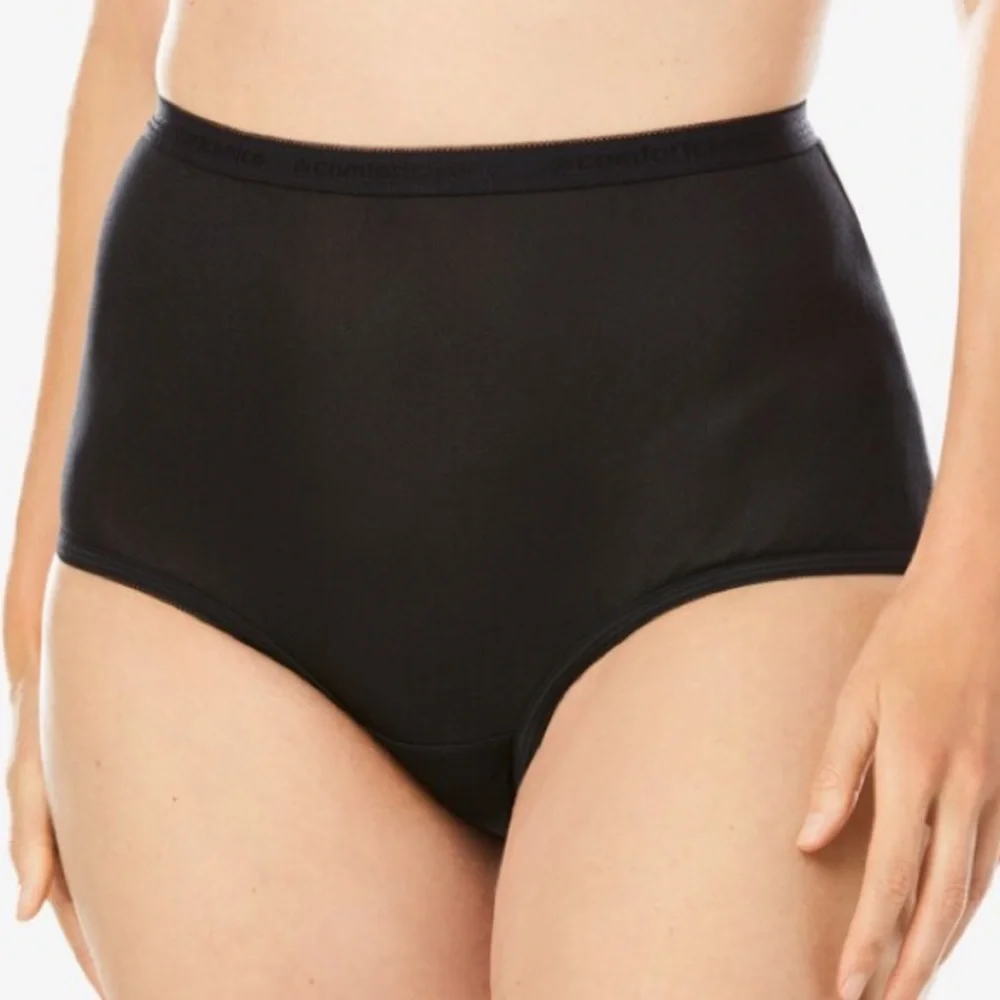 New 7 Pack Nylon Silky brief Panties 13 5X 6X Comfort Choice Woman within - Picture 2 of 6